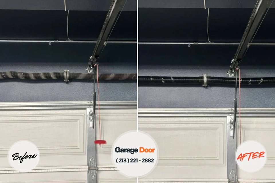 Before and after: garage door repair near me Swisher